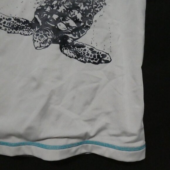 GYMBOREE | size 8 | Swimming Turtle With Bubbles Print Swim Short Sleeve Shirt - Picture 8 of 14